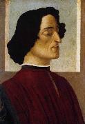 BOTTICELLI, Sandro Portrait of Giuliano de Medici France oil painting artist